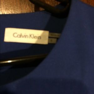 Calvin Kline blue sleeveless dress